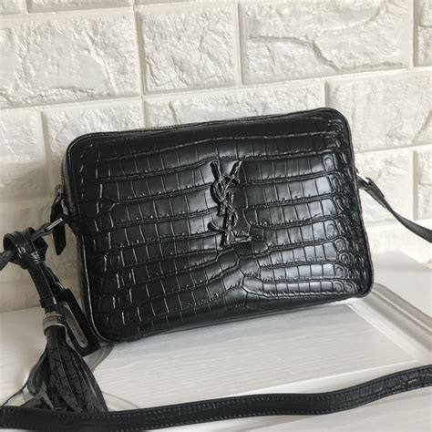 croc ysl bag|ysl crocodile crossbody bag.